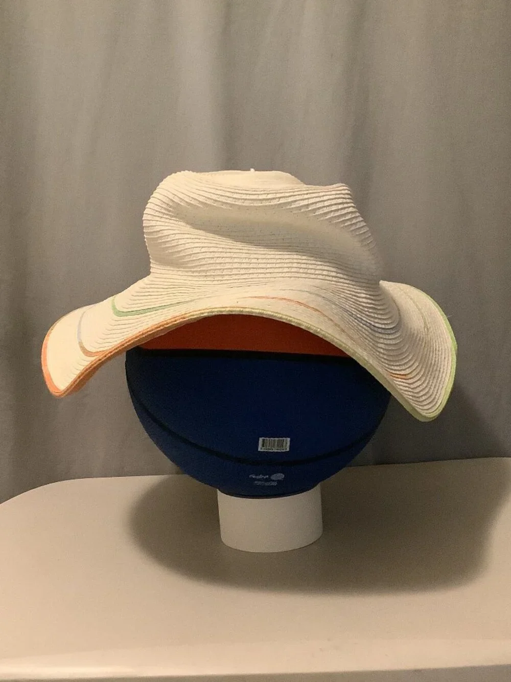 Magid Hats 100% Paper Straw Wide Brim Floppy Sun Hat GUC One Size